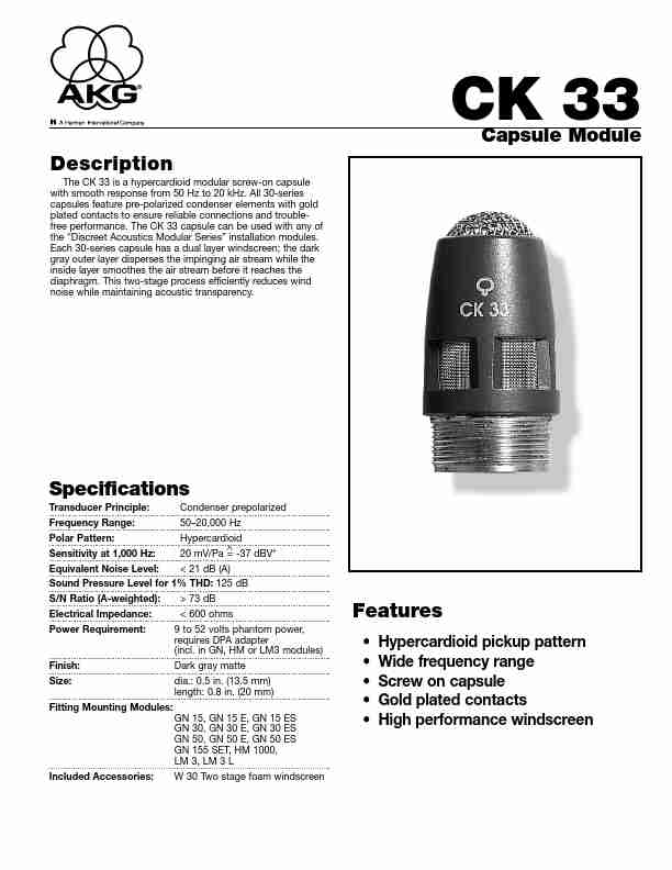 AKG Acoustics Microphone CK33-page_pdf